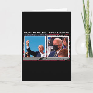 Tarjeta Campaña electoral de EE. UU. 2024 trump Vs Bala