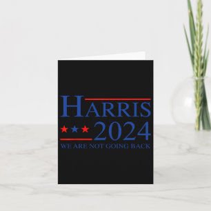 Tarjeta Campaña electoral de Harris 2024 para presidente H