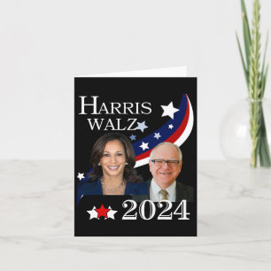 Tarjeta Campaña electoral presidencial 2024 en Kamala