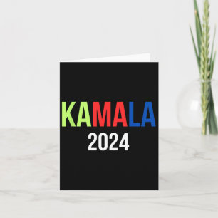 Tarjeta Campaña Presidencial Harris 2024