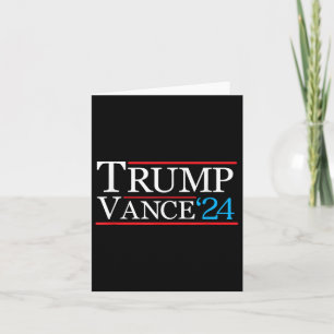 Tarjeta Campaña Trump Vance Shirt 2024 contra Jd Vanc
