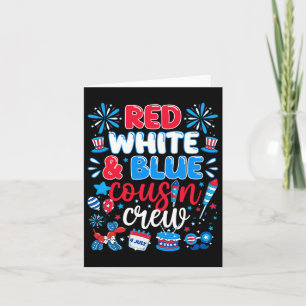 Tarjeta Campeón Blanco Rojo; Tripulación Primo Azul 4 De J