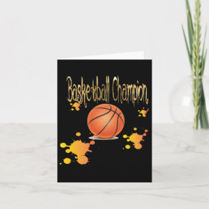 Tarjeta Campeón de Baloncesto