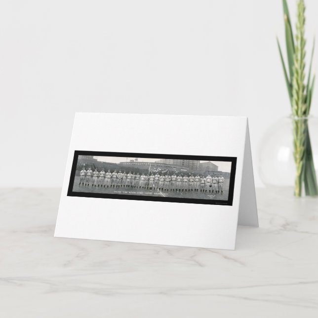 Tarjeta Campeones de Chicago Cubs Foto 1929 (Anverso)