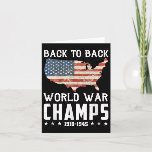 Tarjeta Campeones Mundiales de Guerra Invictos Consecutivo