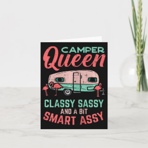 Tarjeta Camper Queen Cly Sy Smart Y Cuidada Camping Mujere