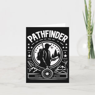 Tarjeta Campi de excursión al aire libre de Pathfinder Exp