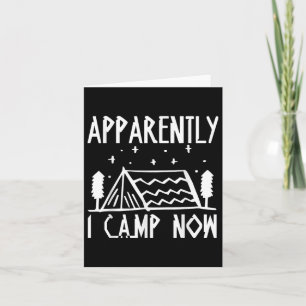 Tarjeta Camping al aire libre al aire libre latido Carro n