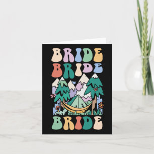 Tarjeta Camping Bridal Party Camp Bachelorette Camp Bride