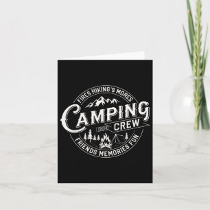 Tarjeta Camping Crew 2025 Correspondiente A La Familia Cam