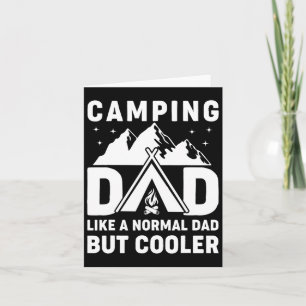 Tarjeta Camping Dad Gracioso Camper Fathers Day Adventure 