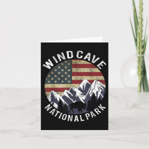 Tarjeta Camping de Camisas del Parque Nacional de la Cueva