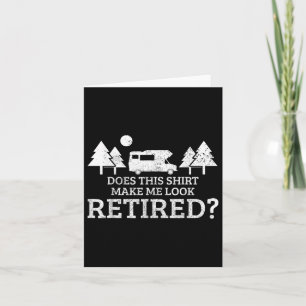 Tarjeta Camping De Jubilación Rv Camper Hace Que Me Vaya