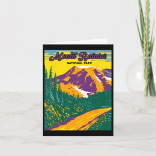 Tarjeta Camping de Senderismo en el Parque Nacional del Mo