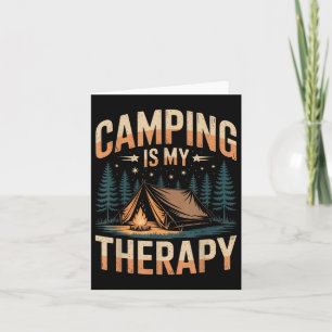 Tarjeta Camping Es Mi Familia Terapia Divertida Al Aire Li