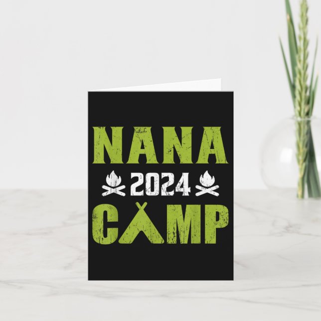 Tarjeta Camping Familiar Nana Camp 2024 (Anverso)