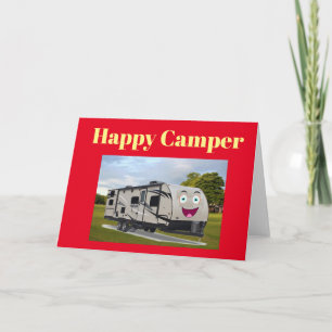 Tarjeta Camping feliz retiro en RV por Funnycoomb