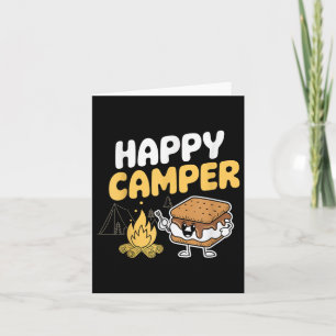 Tarjeta Camping Marshmallow Camping Smores Kawaii Smores
