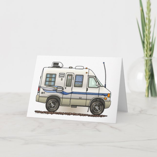 Tarjeta Campista rv del Winnebago de Rialta (Anverso)
