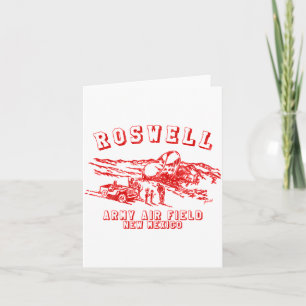 Tarjeta Campo Aéreo del Ejército de Roswell Nuevo México
