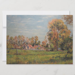 Tarjeta Campo alrededor de Lagny, Francia (Paisaje Rural)