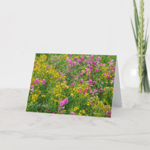 Tarjeta Campo de Deseos Florales