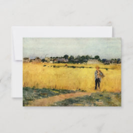 Tarjeta Campo de grano (por Berthe Morisot)