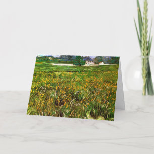Tarjeta Campo de trigo en Auvers de Vincent van Gogh