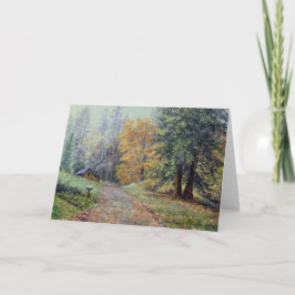 Tarjeta "Campo del otoño"