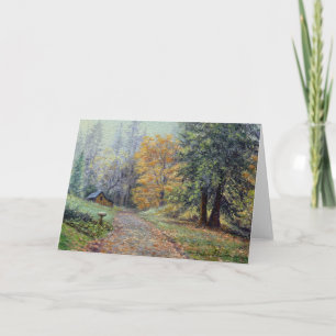 Tarjeta "Campo del otoño"