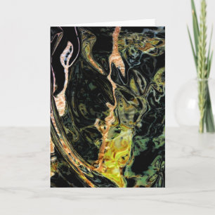 Tarjeta "Campo en otoño" Foto abstracta alterada digitalme