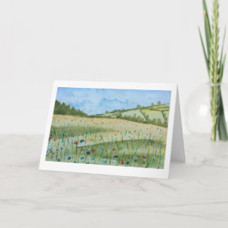 Tarjeta Campo irlandés