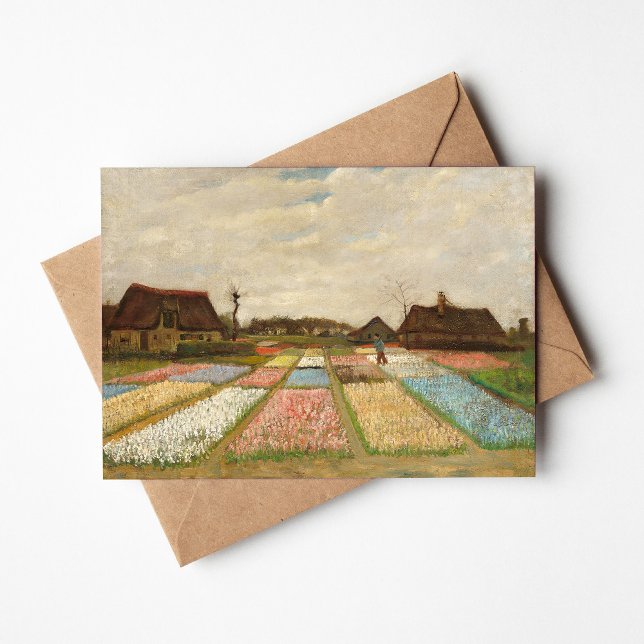 Tarjeta Campos de bombilla | Vincent van Gogh (Subido por el creador)