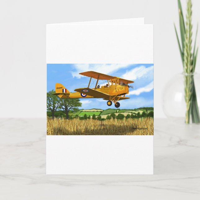 TARJETA CAMPOS DE TIGERMOTH (Anverso)