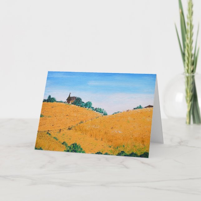 Tarjeta Campos de Verano (Anverso)