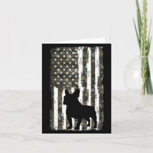 Tarjeta Camuflaje de bandera americana de EE. UU. Bulldog 