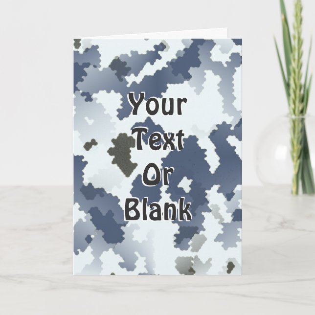 Tarjeta Camuflaje de invierno (Anverso)