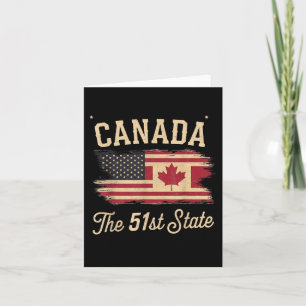 Tarjeta Canadá El estado de 51 estados _ Trump Canadá Esta