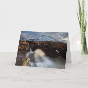 Tarjeta Cañada frágil. Piscina de hadas