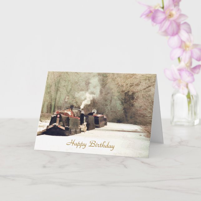 TARJETA CANAL BOATS (Orquídea)