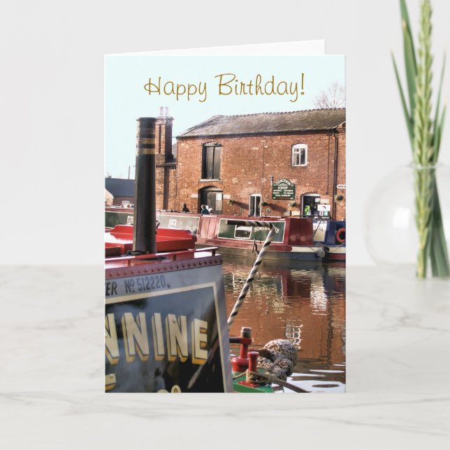TARJETA CANAL BOATS UK (Anverso)