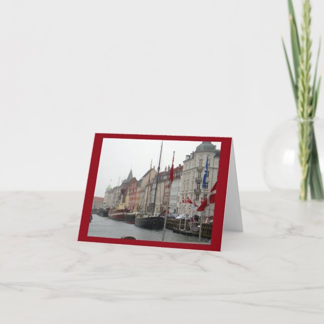 Tarjeta Canal de Copenhague (Nyhavn) (Anverso)
