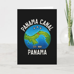 Tarjeta Canal de Panamá Est.1881 