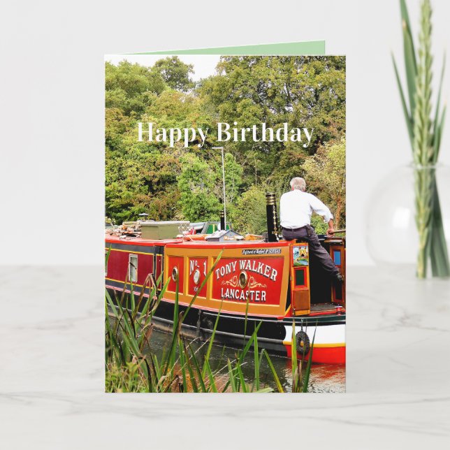 TARJETA CANAL NARROWBOATS (Anverso)