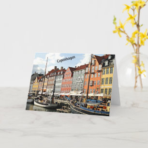 Tarjeta Canal panorámico en Copenhague
