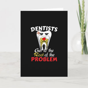 Tarjeta Canal Radicular del Dentista - Chiste de Cavidad D