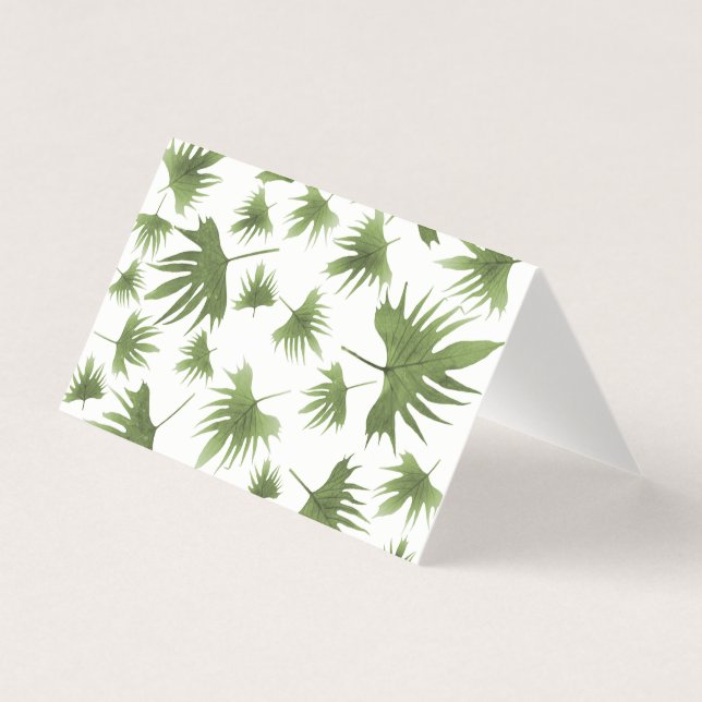 Tarjeta Canary Vine Leaves Card (Anverso)