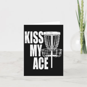 Tarjeta Canasta de Disc Golf Kiss My Ace - Regalo del Día 