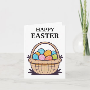 Tarjeta Canasta de Pascua Personalizada