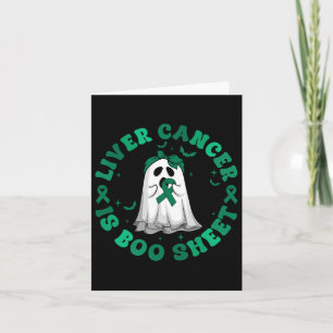 Tarjeta Cáncer de hígado retro divertido es hoja de fantas